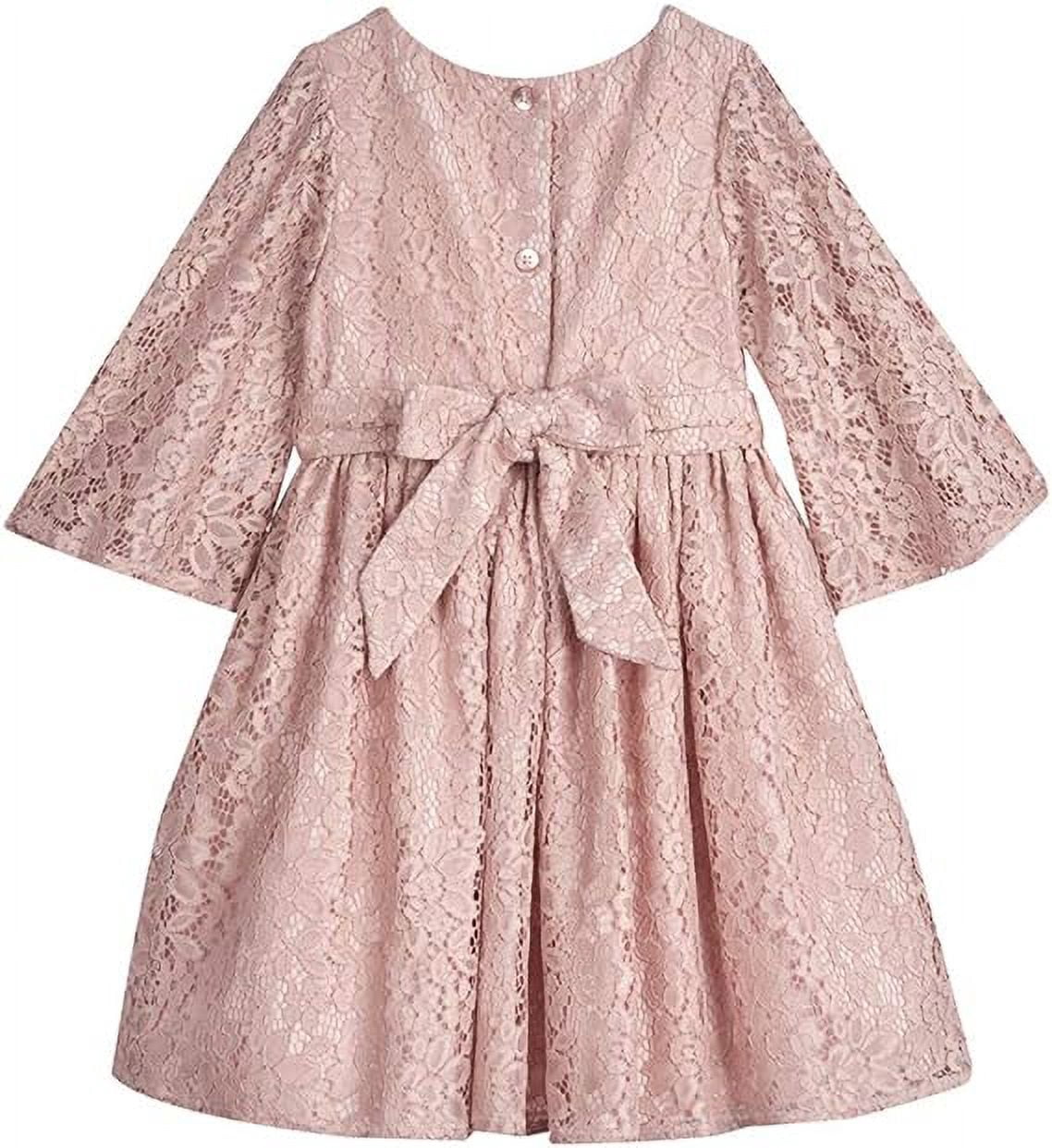 Laura Ashley Girls Lace Flower Dress, 24M