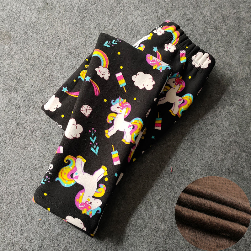 Fleece lined leggings (Prints)