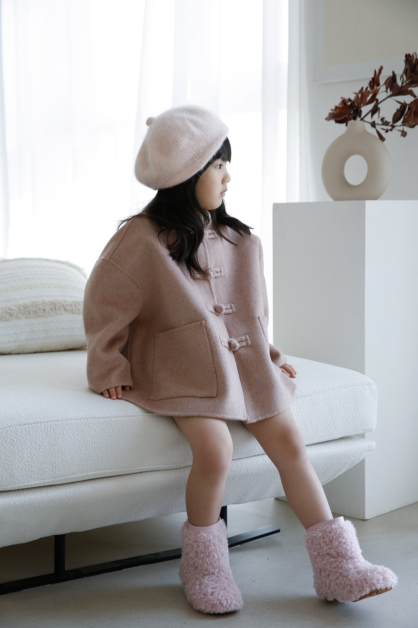 Muriel furry bear boots
