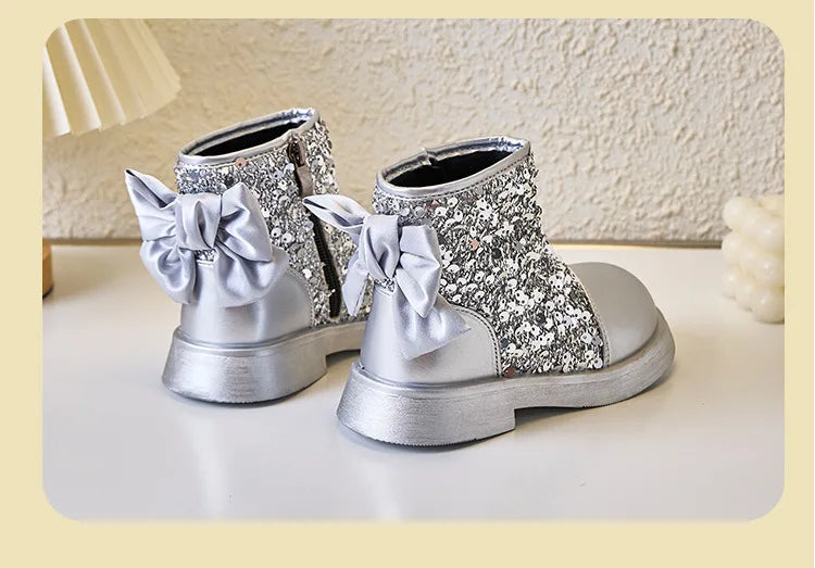 Bailey bling bow boots