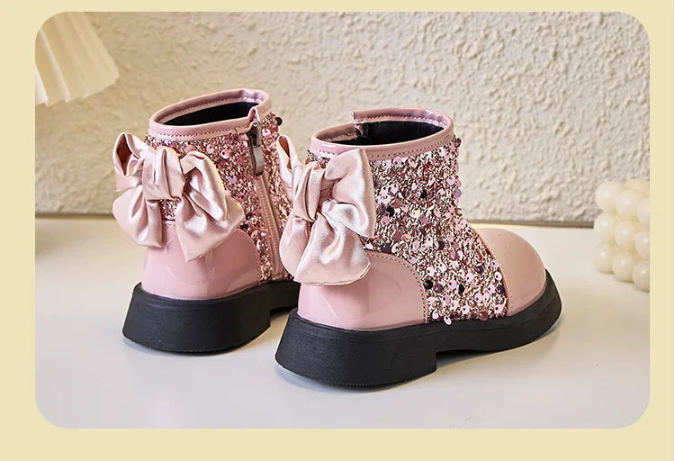 Bailey bling bow boots