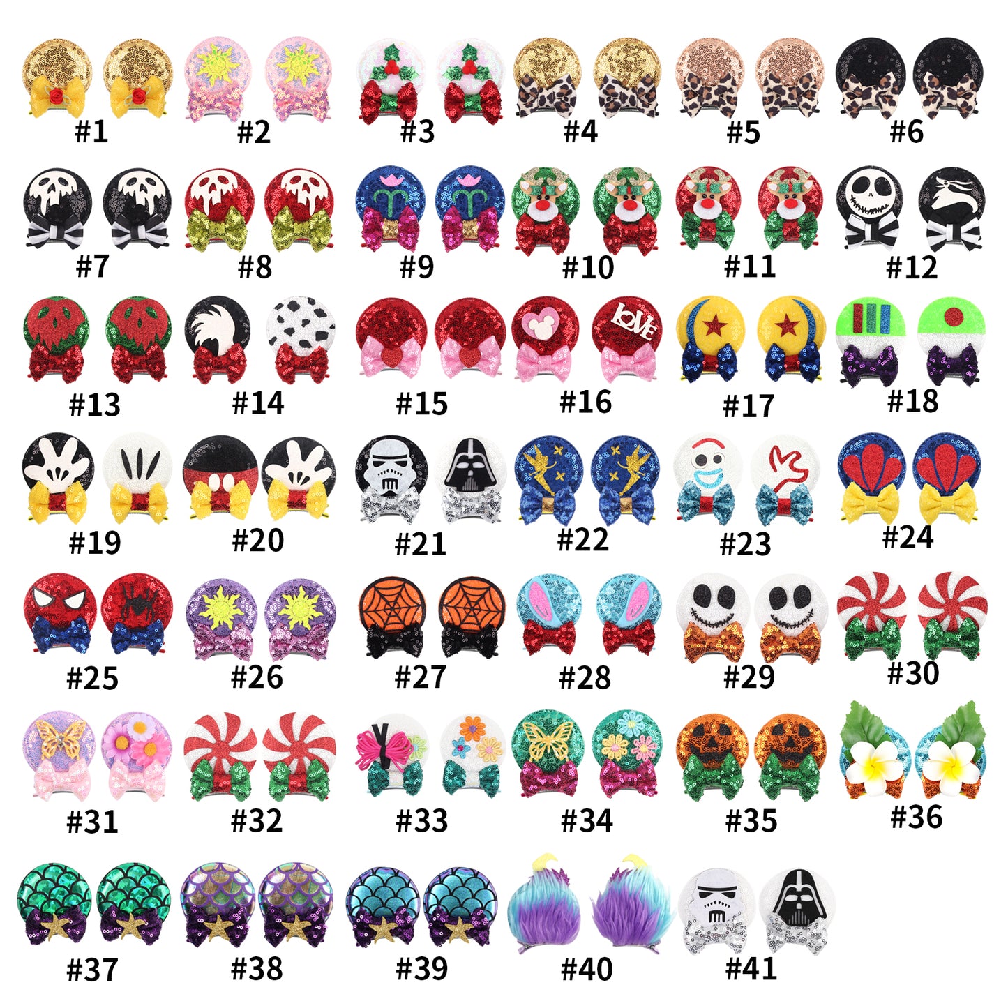 Mouse ears hair clips pre order