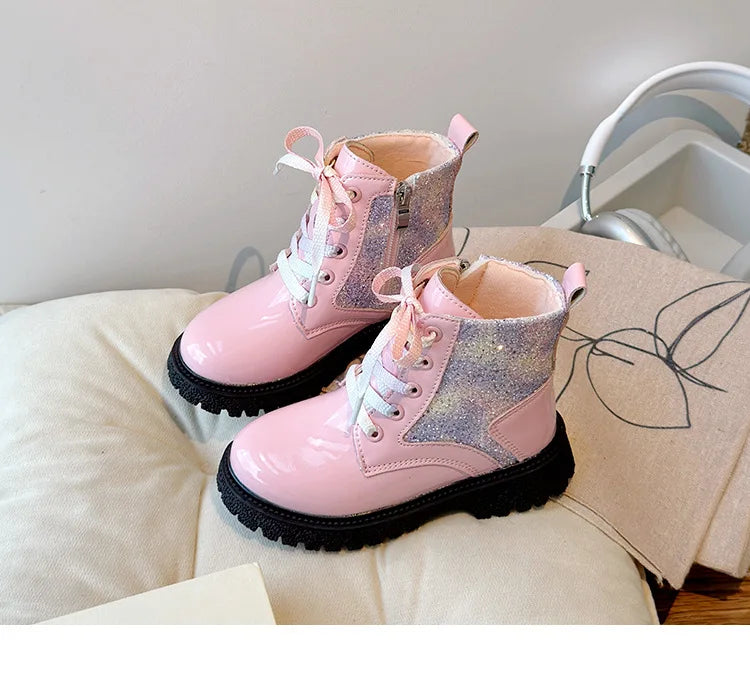 Cosmic cutie combat boots