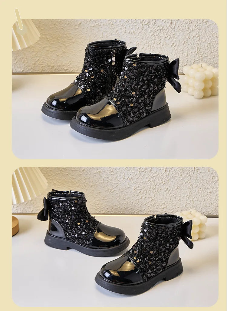 Bailey bling bow boots