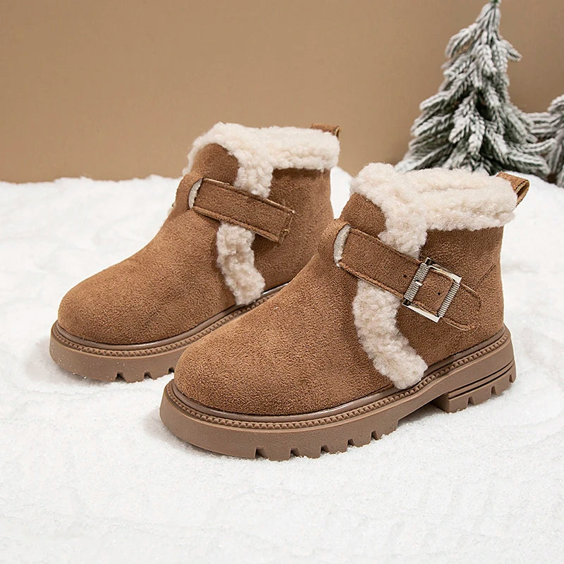 Sherpa Winter buckle boots