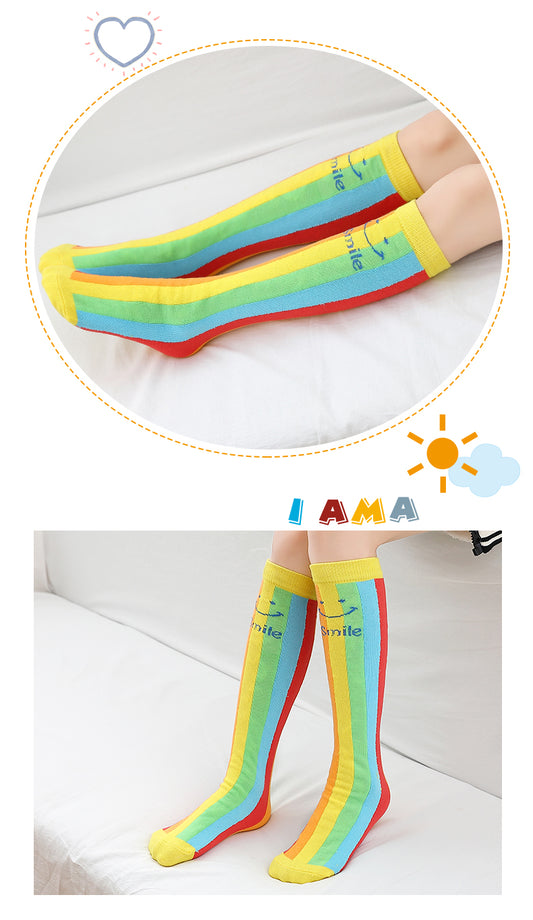 Rainbow vertical stripe