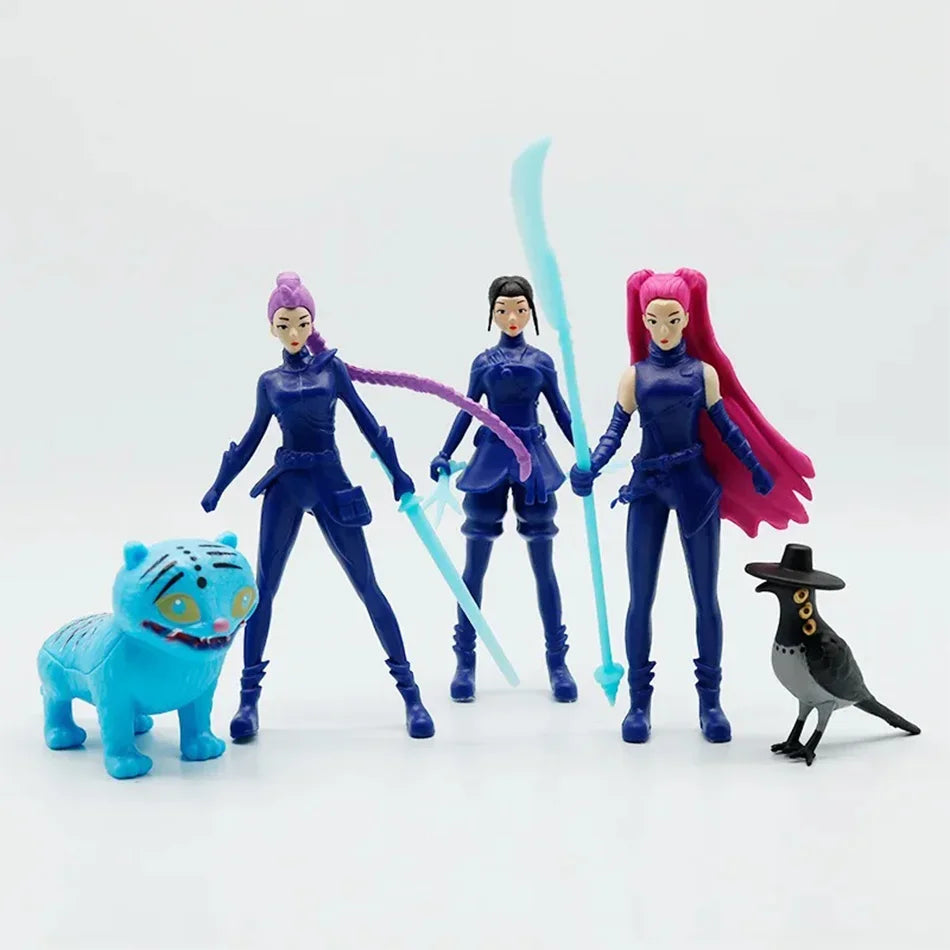 Kpop demon hunter figurines