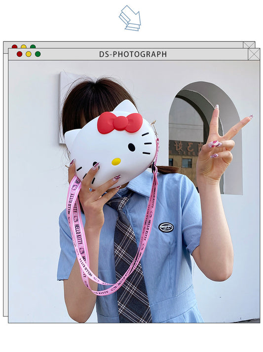 HK Kitty silicone bag purse