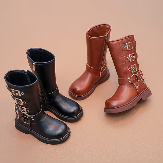 Moto Tall Buckle boots