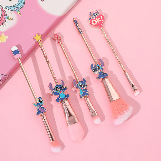 Cartoon makeup brush set