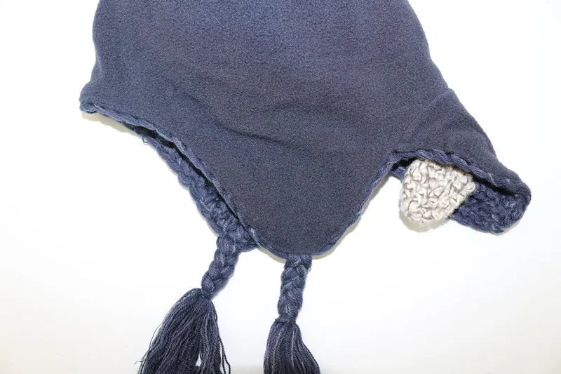 Crochet hats - dinosaur and Unicorn