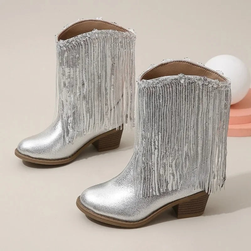 Sadie Fringe Cowgirl Boots RTS