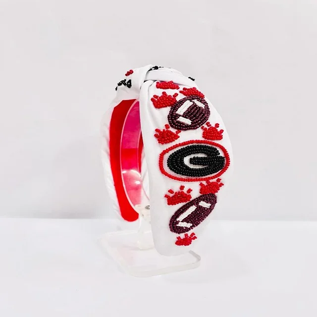 Handcrafted Beaded headband - Sports