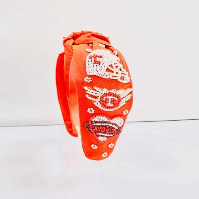 Handcrafted Beaded headband - Sports
