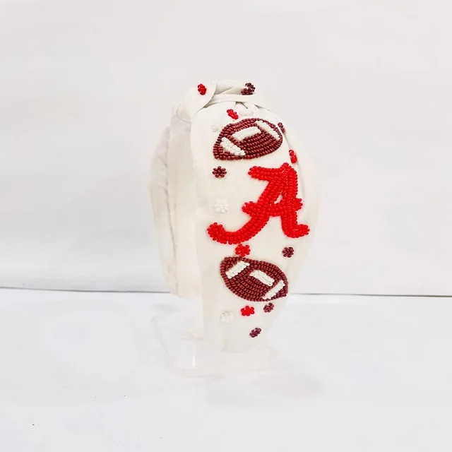 Handcrafted Beaded headband - Sports
