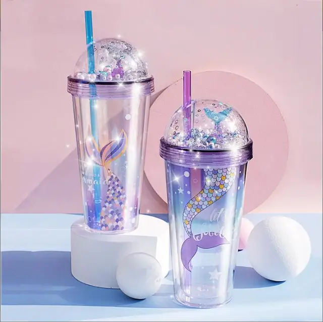 Mermaid double wall tumbler