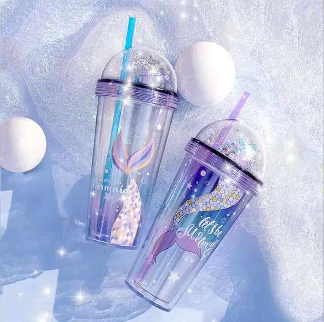 Mermaid double wall tumbler