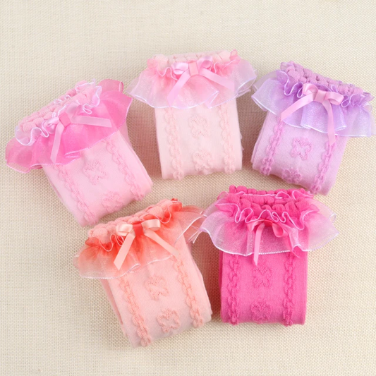 Butterfly Lace Knee high Sock