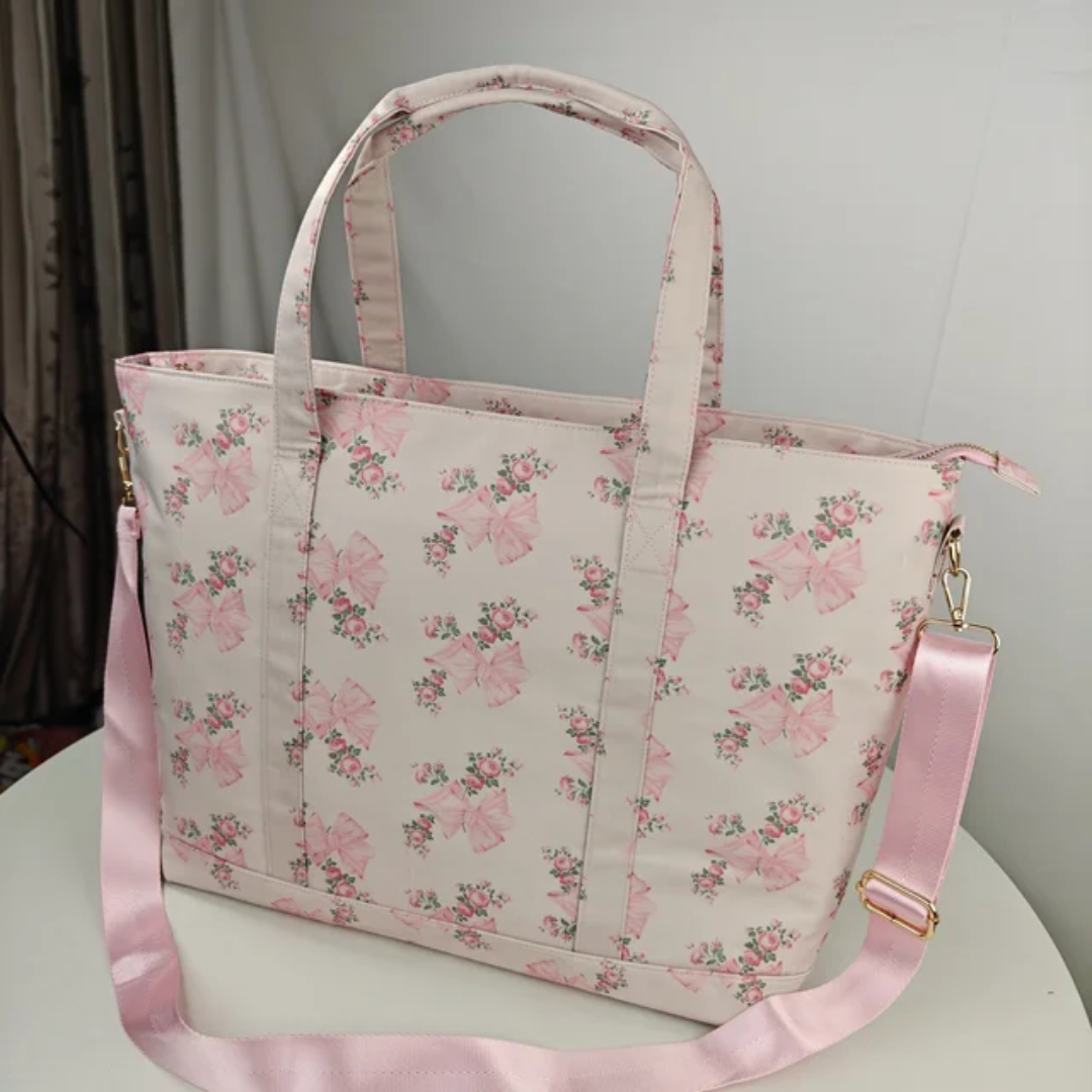 Sweetheart Tote Zippered Travel Bag