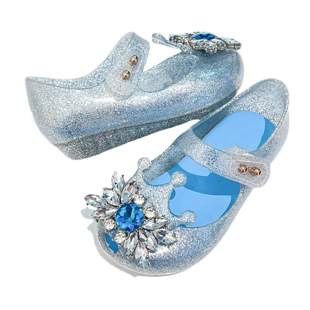 Princess Crown Jewels Jelly Shoes