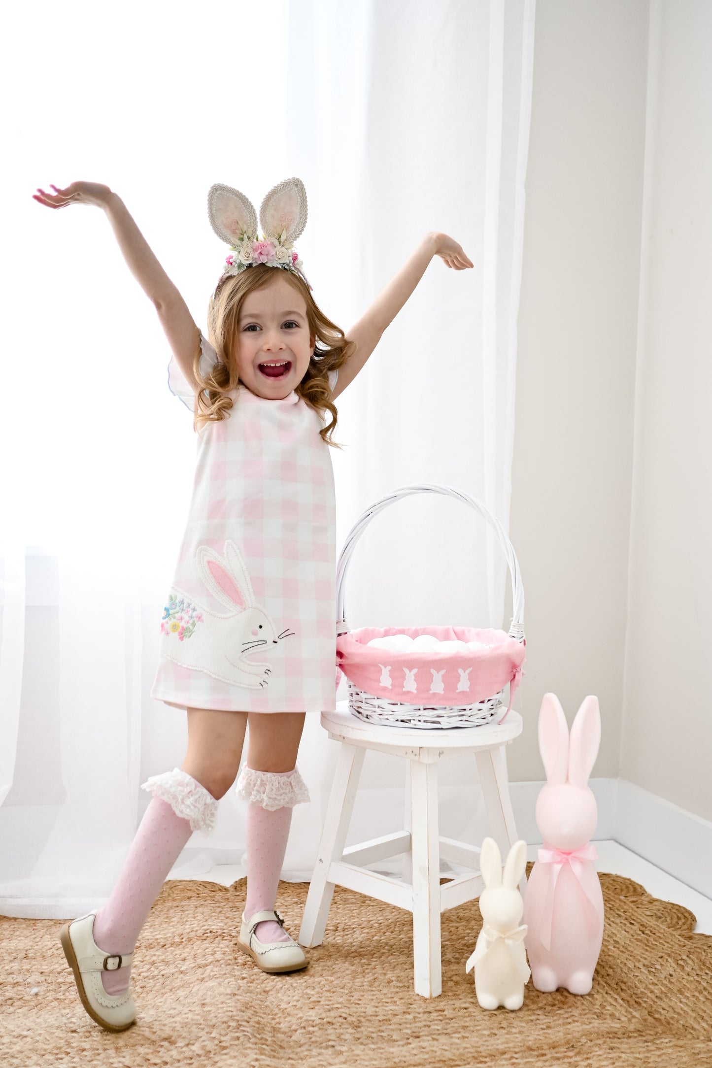 Bunny Lace Double Ruffle Socks