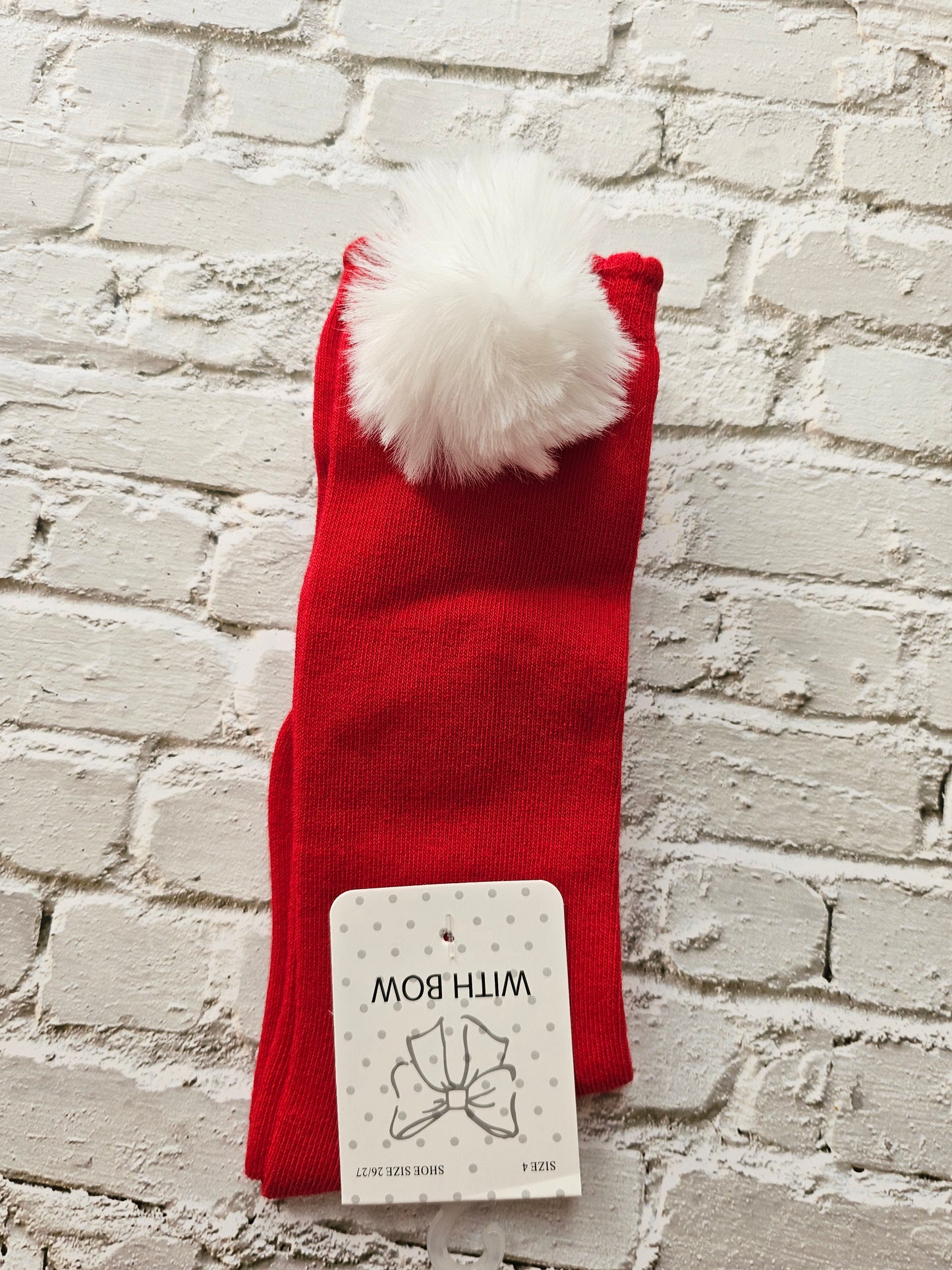 Fur Pom pom socks
