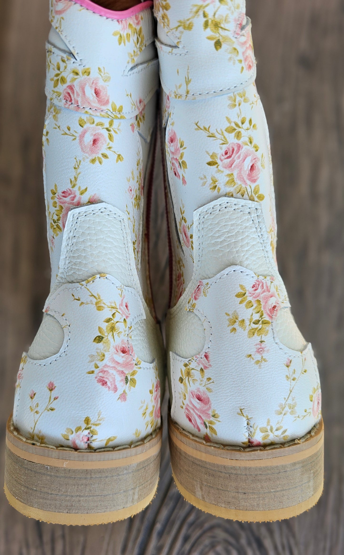 Braided floral cowboy boots - Kids and Adult