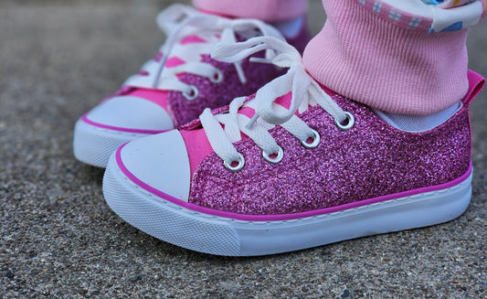 Glitter glam classic sneakers