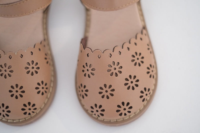 Eiley Leather cutout Sandals - ready to ship