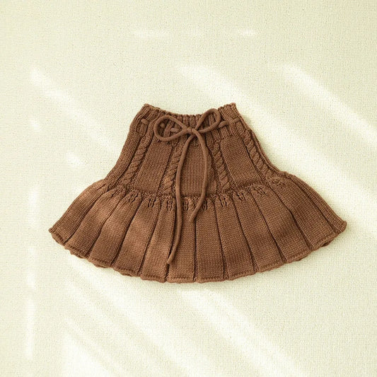 Sweater Skorts brown & oatmeal