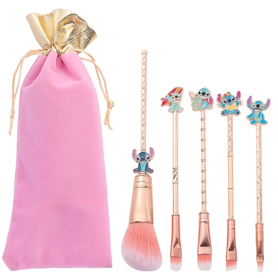 Cartoon makeup brush set