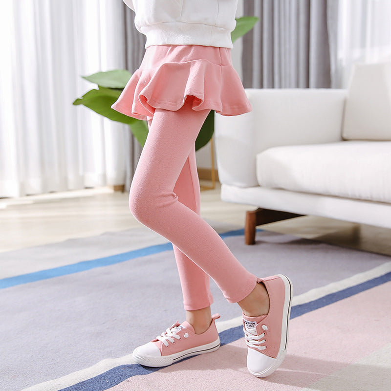 Skirted fleece lined leggings RTS