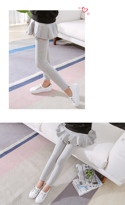 Skirted fleece lined leggings RTS