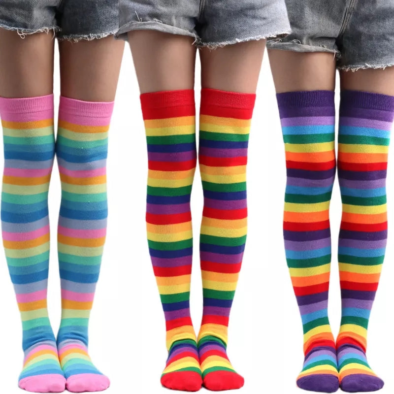 Rainbow socks - adult