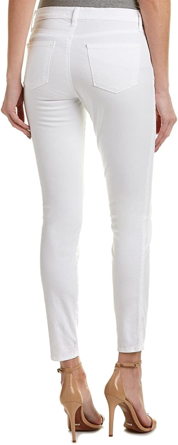J Brand Womens Zion White Skinny Leg, 30, White