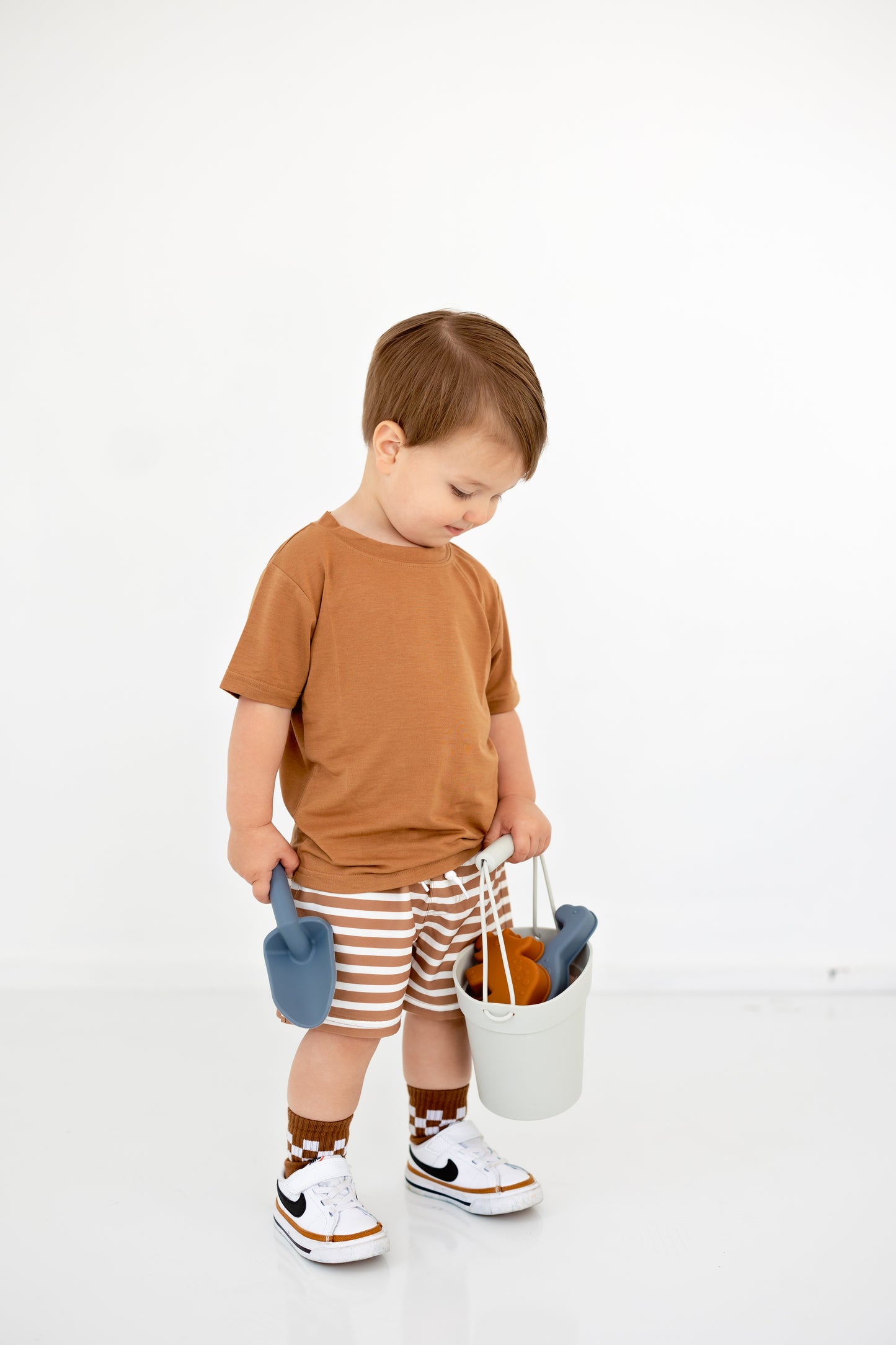 Dinosaur silicone beach bucket sand toys