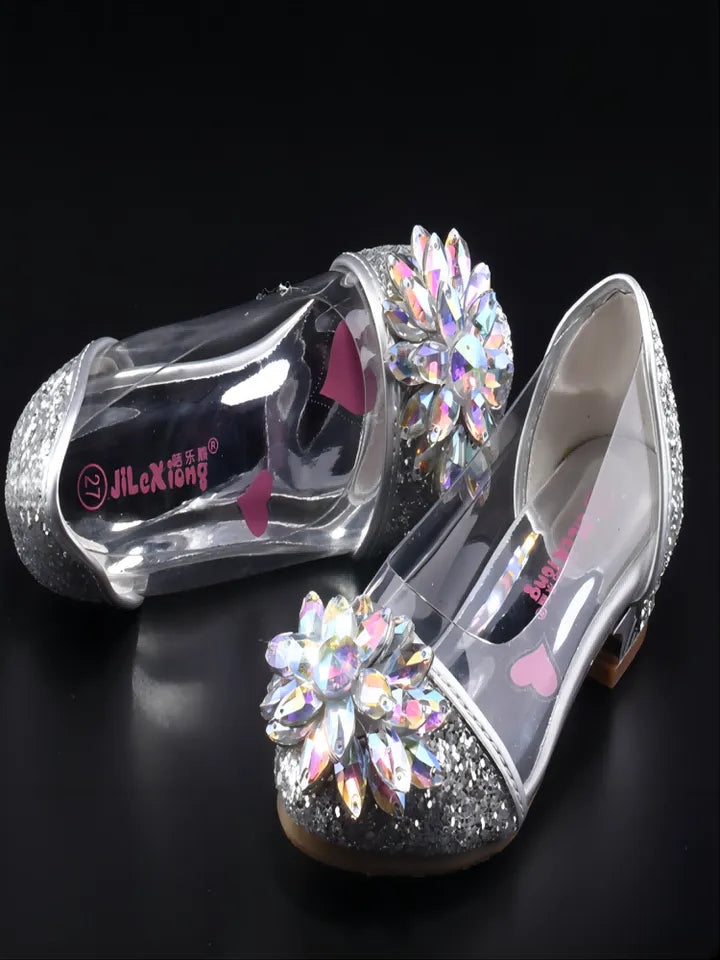 Glass slipper princess shoes