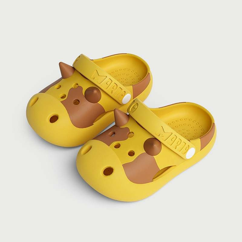 Moos like Jagger cow clog slip on