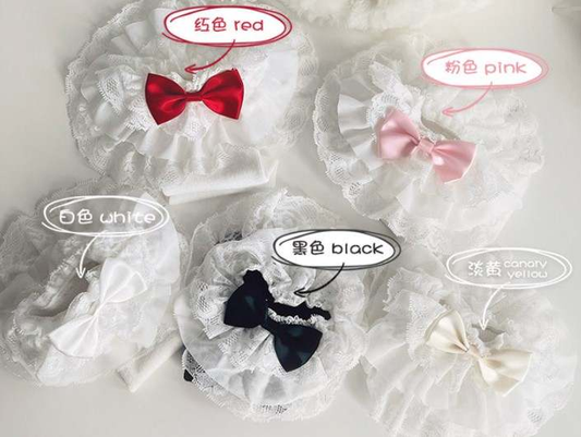 Frilly lace ruffle stockings