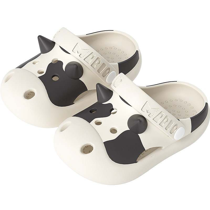 Moos like Jagger cow clog slip on