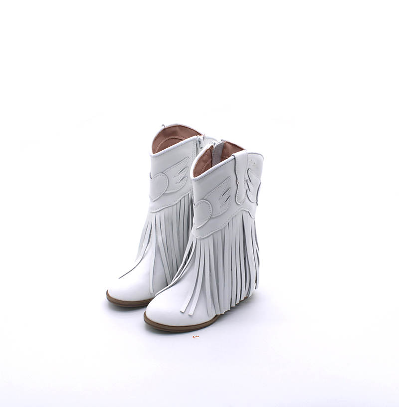 Jolene Fringe Leather Cowgirl Boots RTS