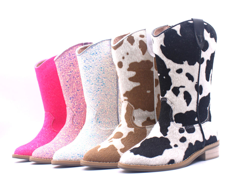 Reba Girls Glitter Cowboy Boots (US sizing)