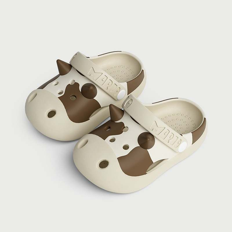Moos like Jagger cow clog slip on