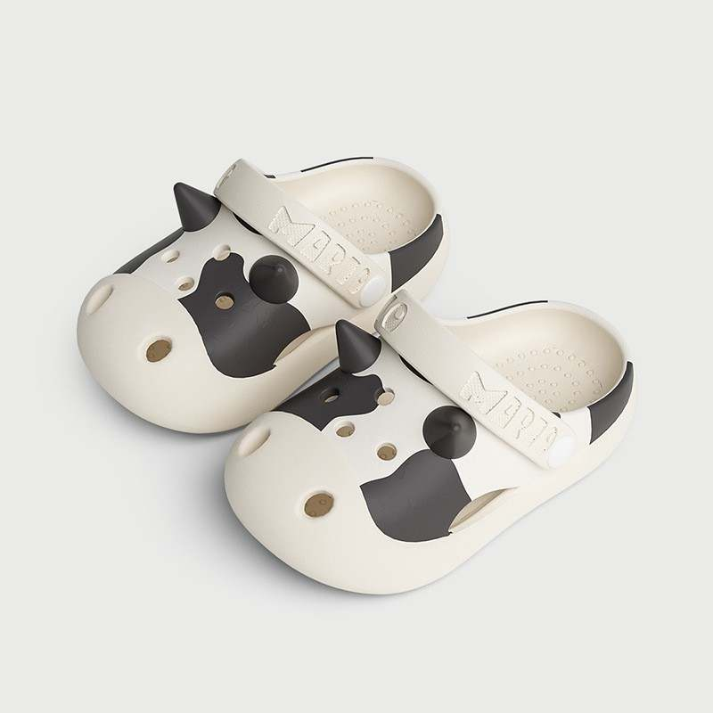 Moos like Jagger cow clog slip on