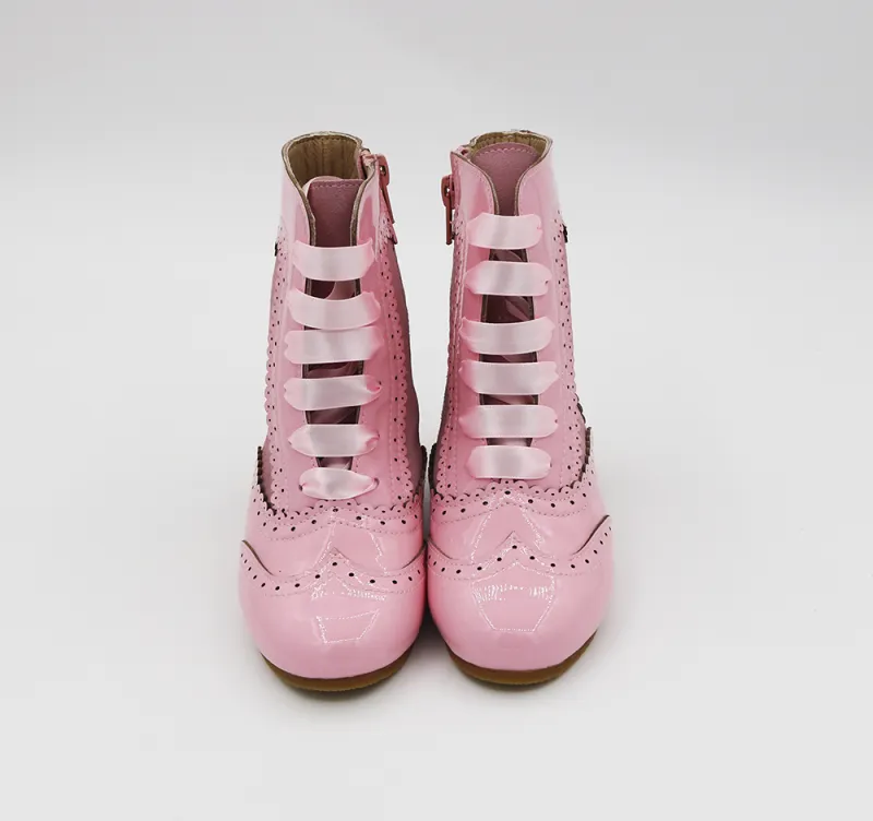 Esmeralda Spanish patent and suede boots