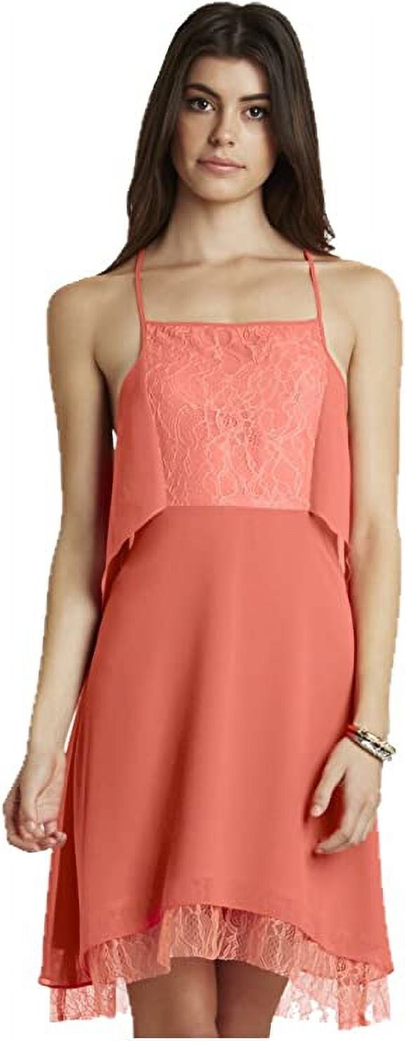 BCBGeneration Layered Square-Neck Short Dress (4)