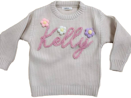 Personalized name sweater