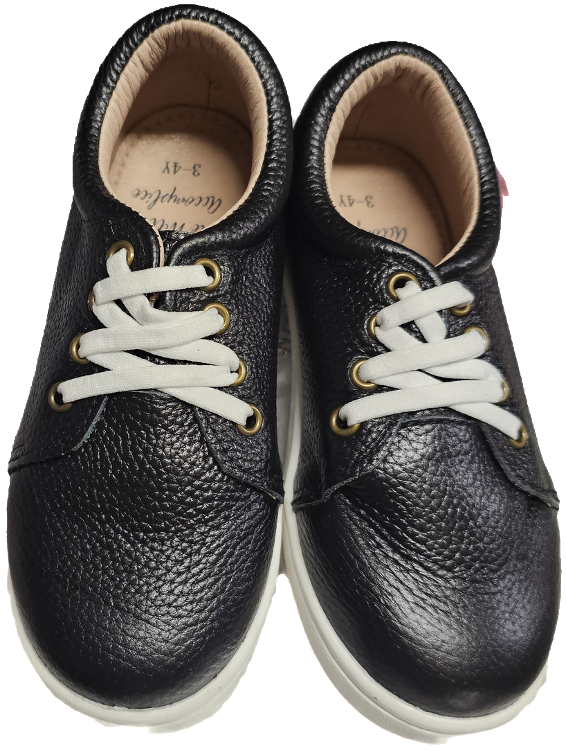 Gustavo leather slip on sneakers kids and adult