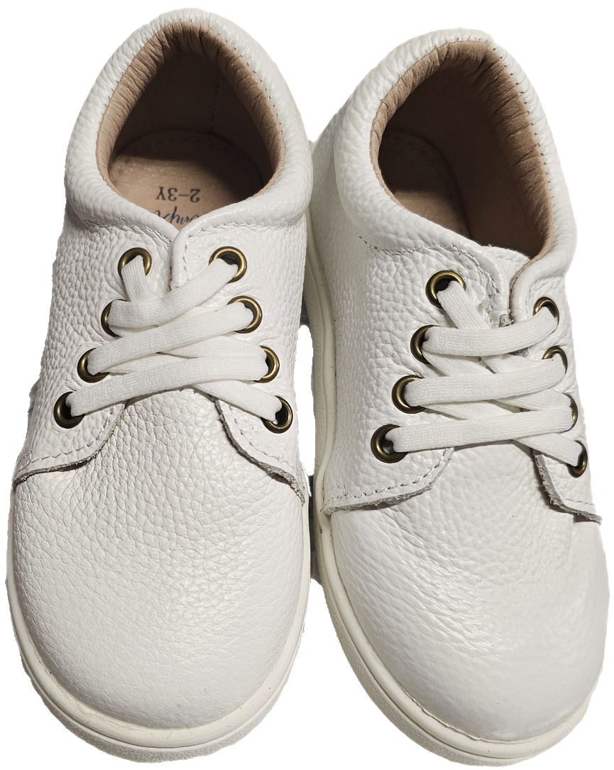 Gustavo leather slip on sneakers kids and adult