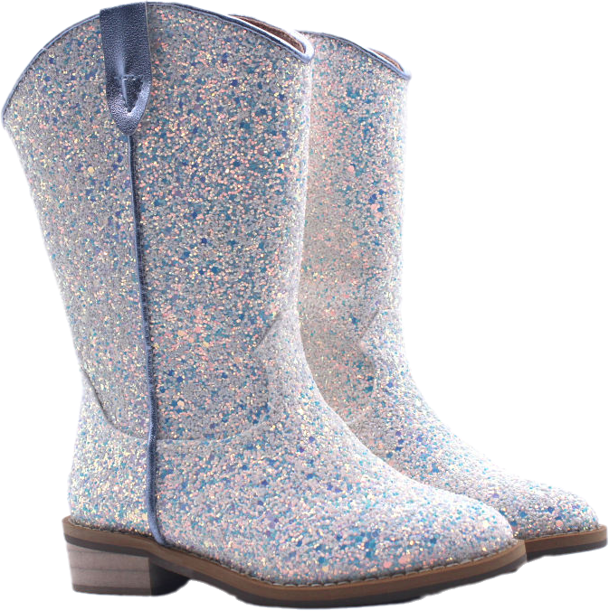 Reba Girls Glitter Cowboy Boots (US sizing)